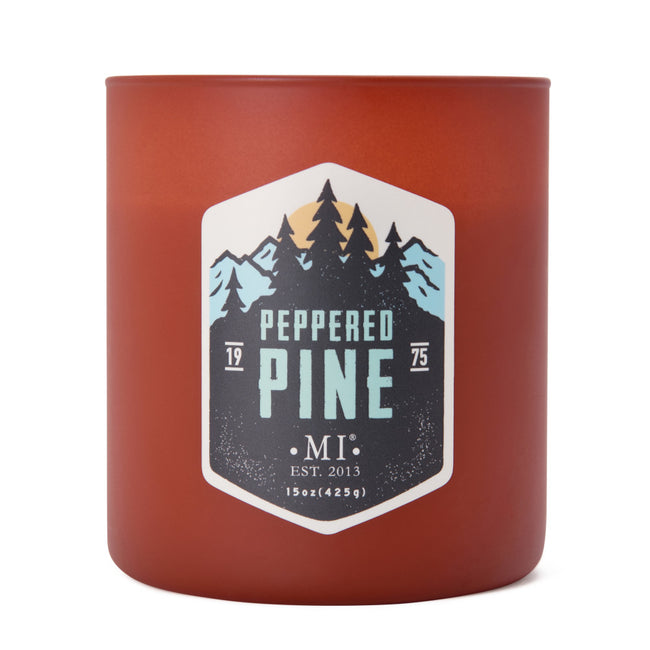 Manly Indulgence All American Peppered Pine Candles